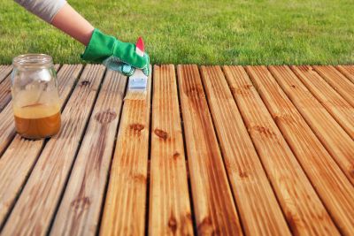 Sealing a Wooden Deck